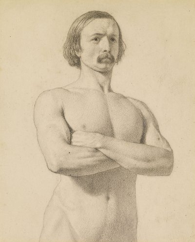 Male Nude by Ford Madox Brown